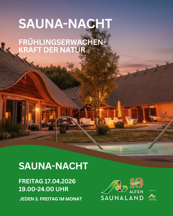 Saunaaften 21. november 2025 kl. 19.00-midnat