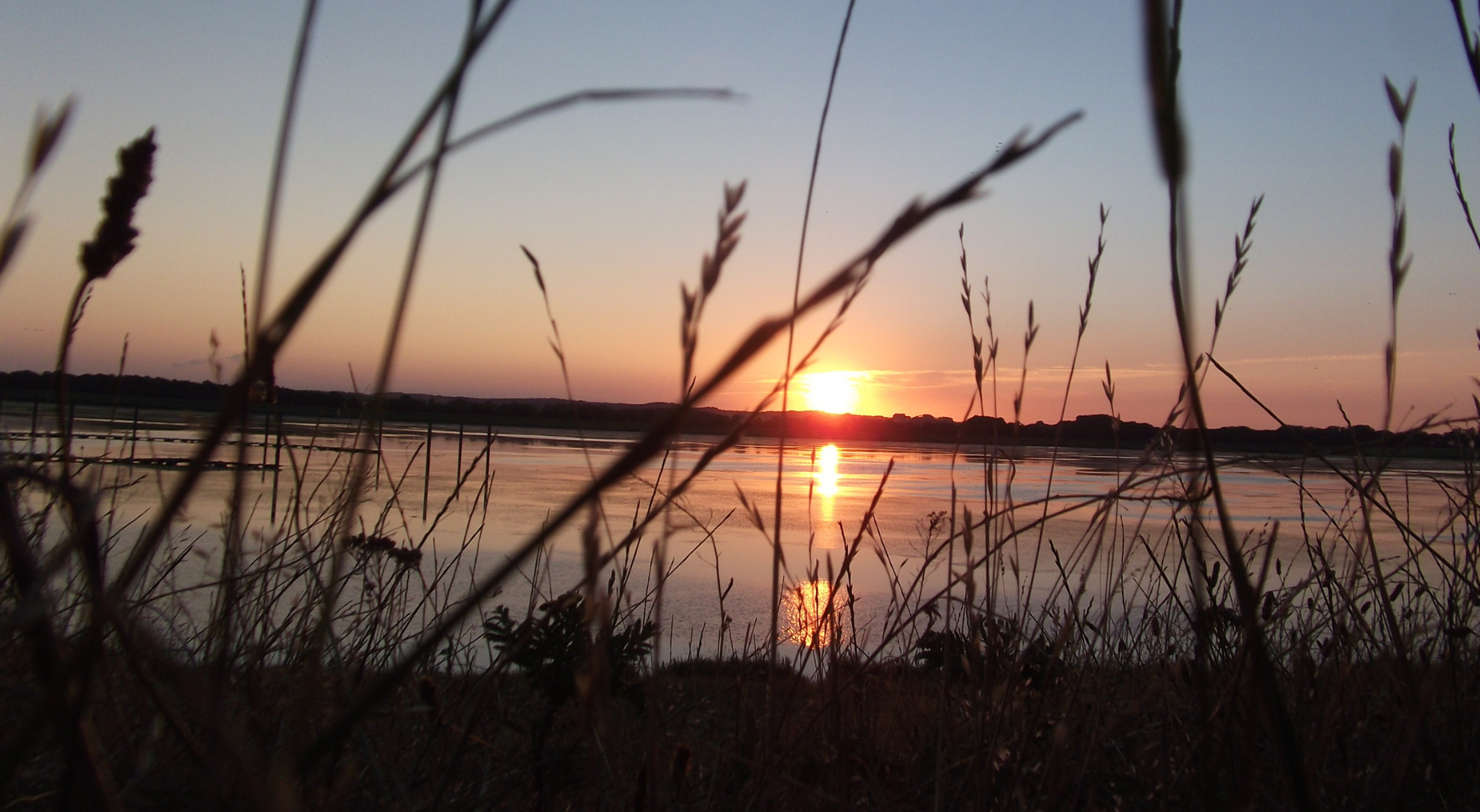 Sonnenuntergang am Alfsee
