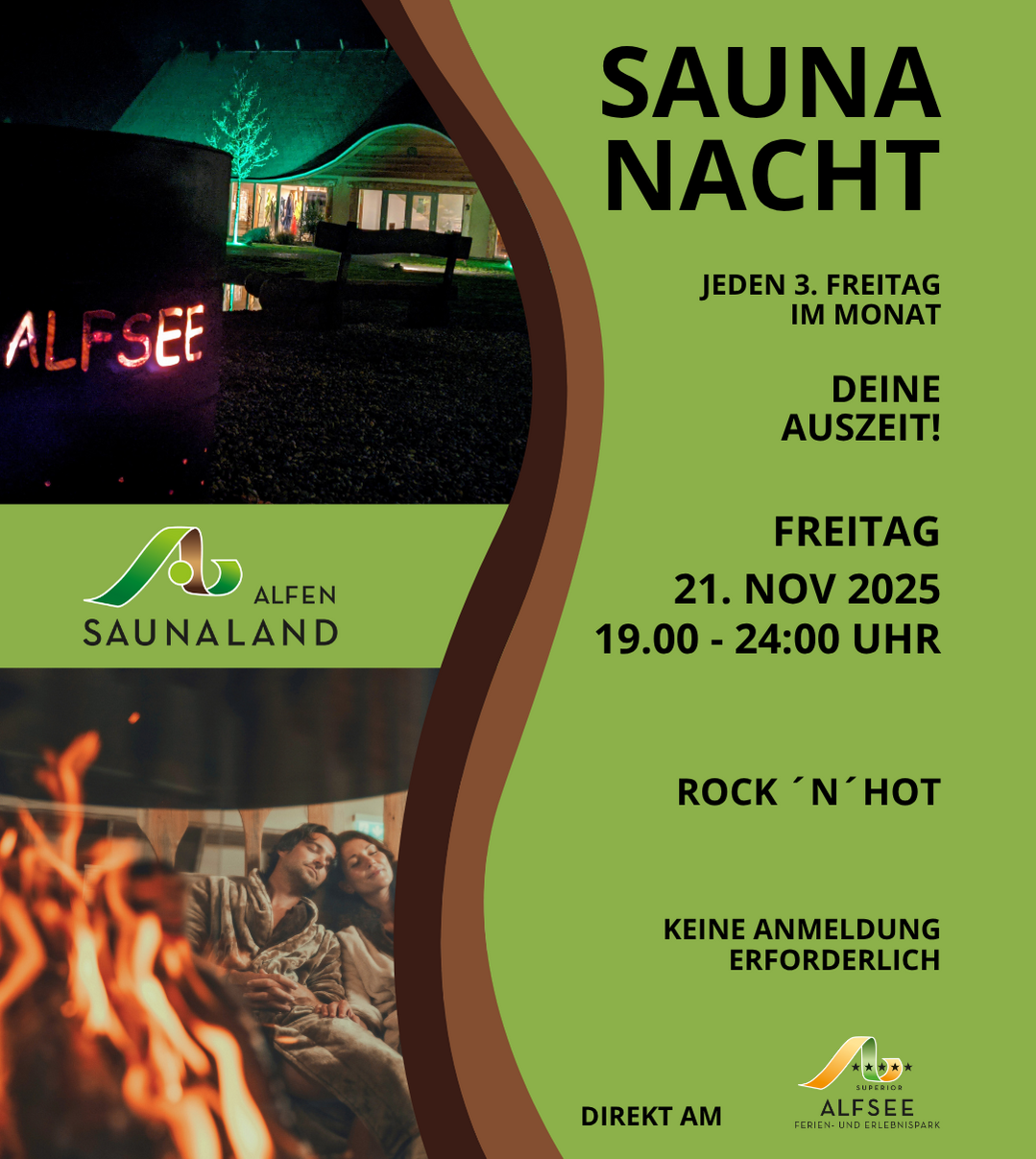 Saunanacht 21. Nov 2025 19-24 Uhr