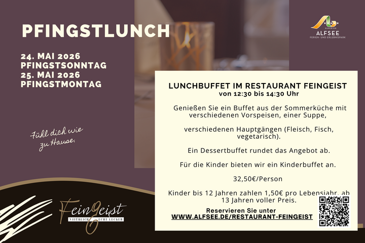 Pinsefrokost på restauranten Feingeist