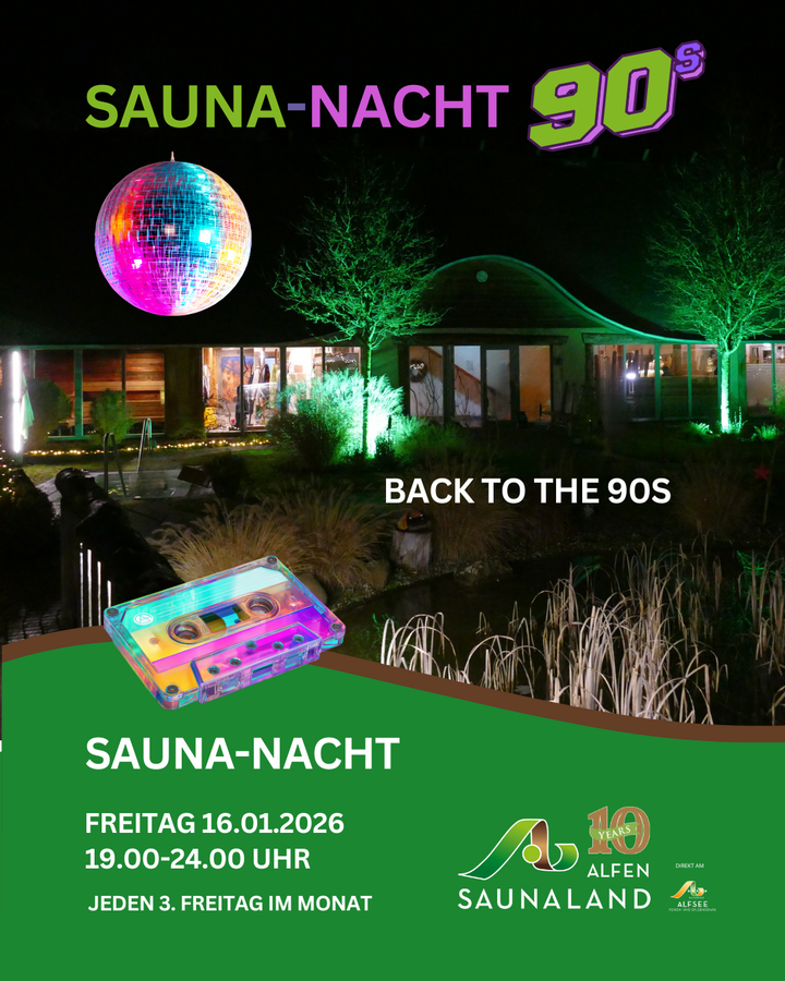 Sauna-avond 21 november 2025 19.00-00.00 uur