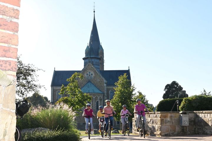 Wallfahrtskirche Lage Rieste mit dem Rad erkunden
