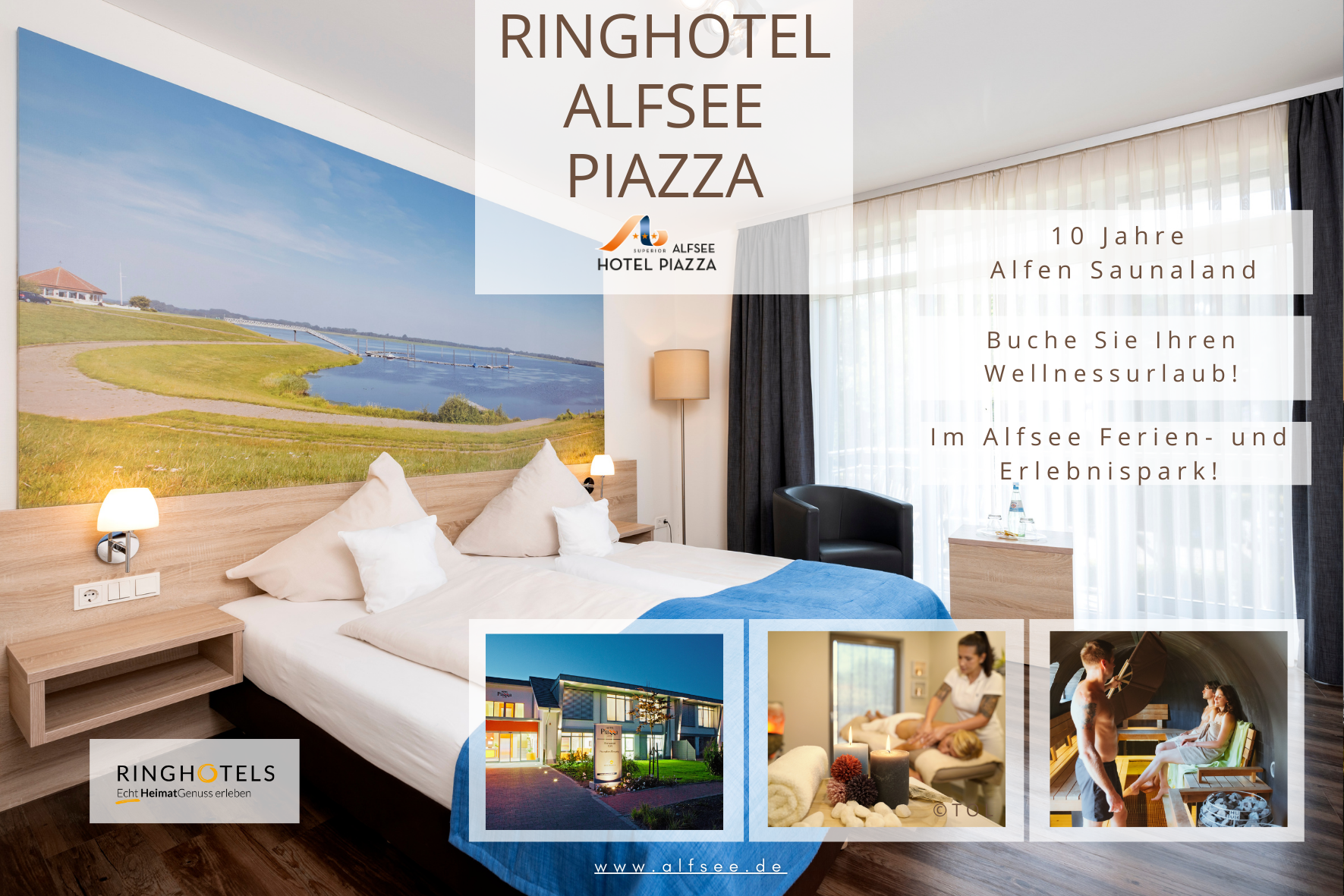 Buche deinen Wellnessurlaub im Ringhotel Alfsee Piazza