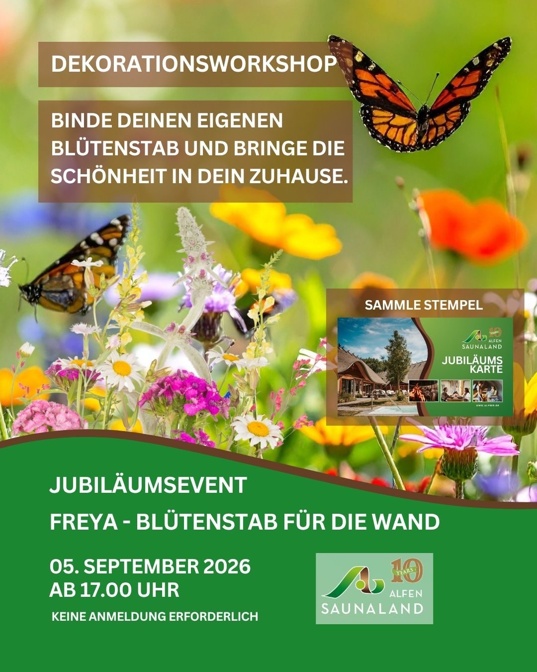 September Event: binde deinen Blütenstab