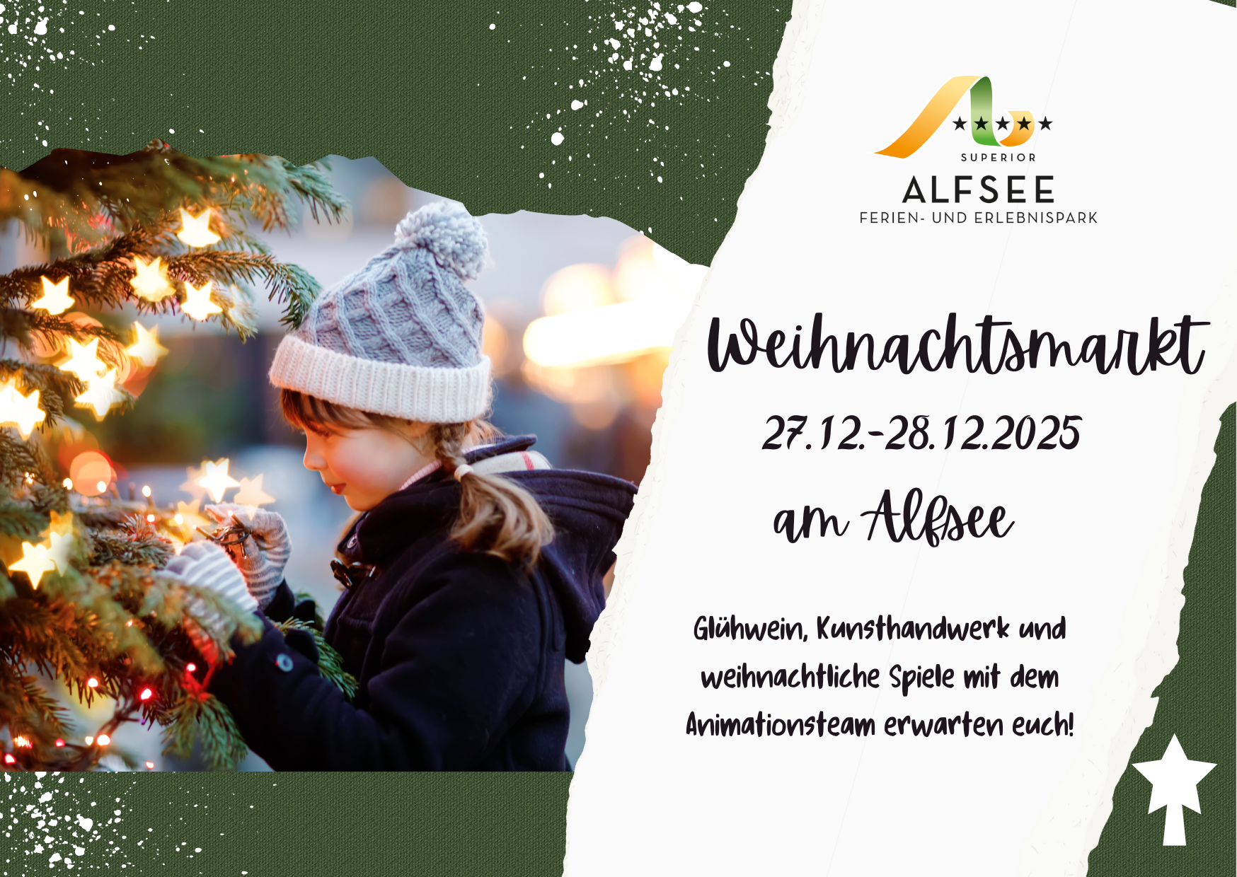 Christmas market at Alfsee
